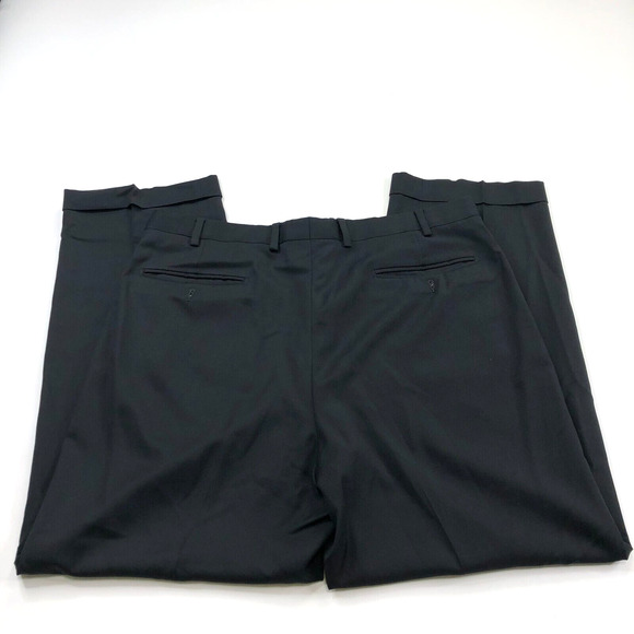 Zanella BENNY 36 (Fits 36W 29L) Natural Stretch Flat Front Dress Pants Zanella B - Picture 1 of 10